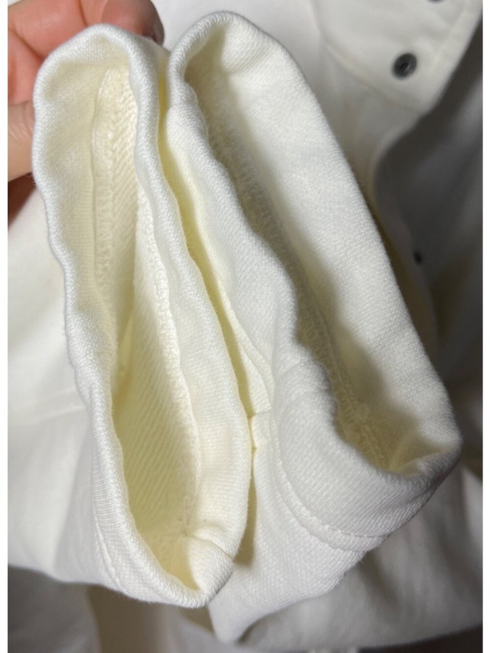 Johnny Was Calme Jacket Funnel Neck Ivory Elevated Athleisure Lux Preppy Women M - Picture 8 of 10